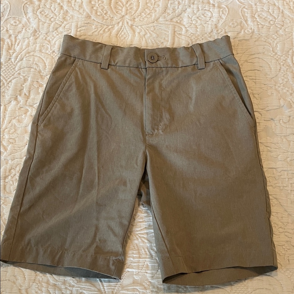 Vineyard Vines Boys Khaki Flat Front Shorts